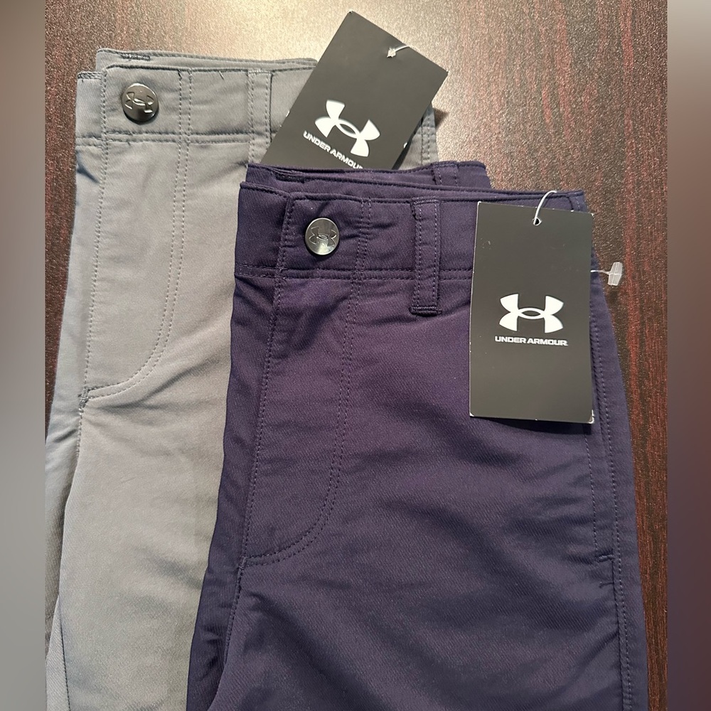 Under Armour Kids' Charcoal and Navy Casual Bottoms